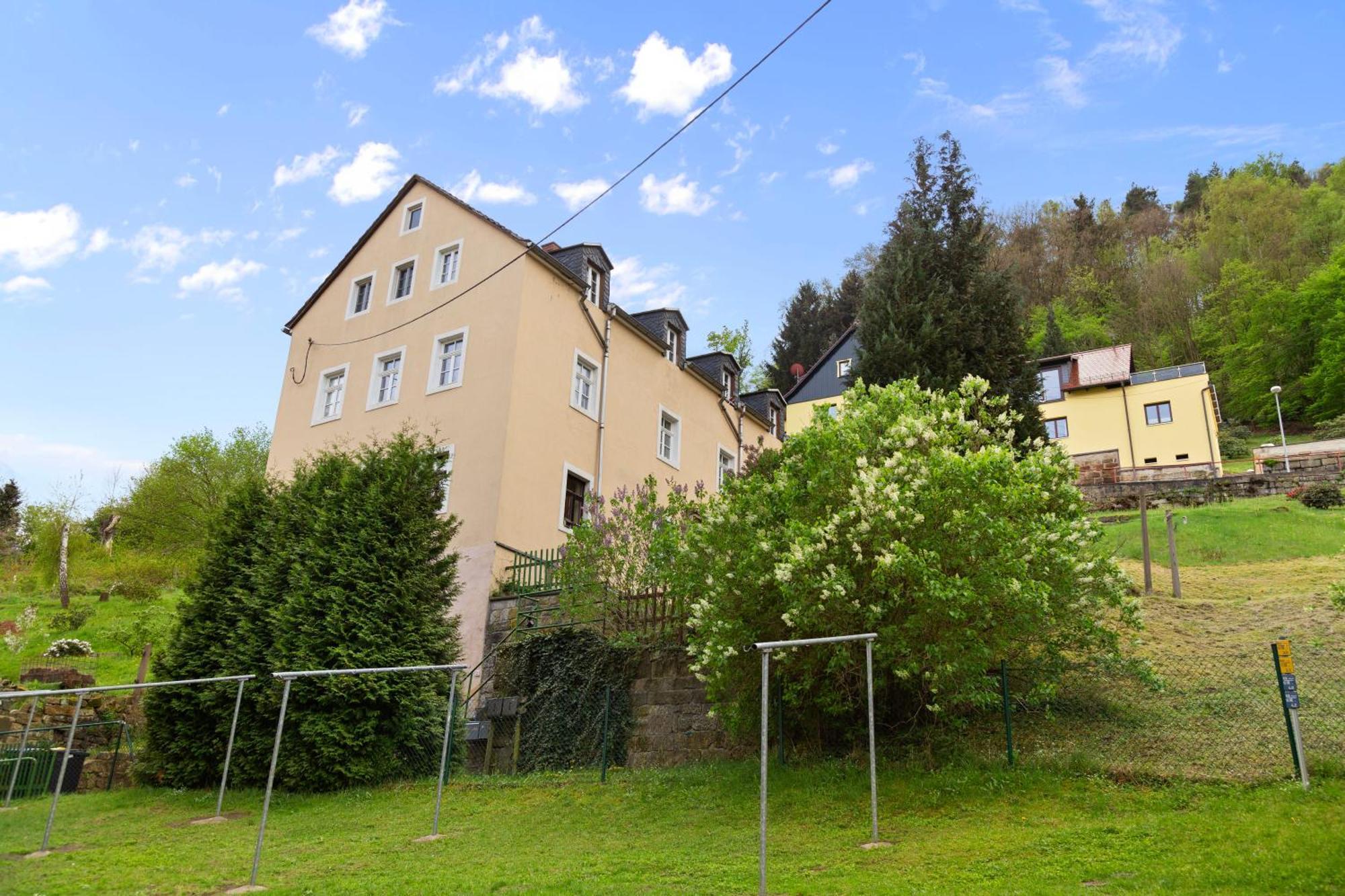 Moderne Ferienwohnung Mit Festungsblick Im Zentrum Königstein Exterior foto